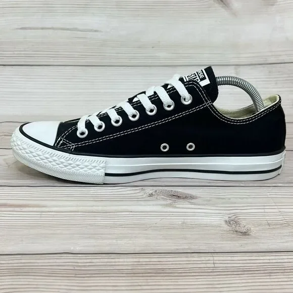 CONVERSE Chuck Taylor All Star Low Black Canvas Sneaker Shoe Men 9/Women 11 MINT - Picture 10 of 14